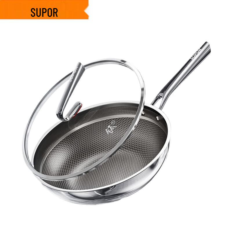 SUPOR 32cm Pure Titanium Non-stick Wok