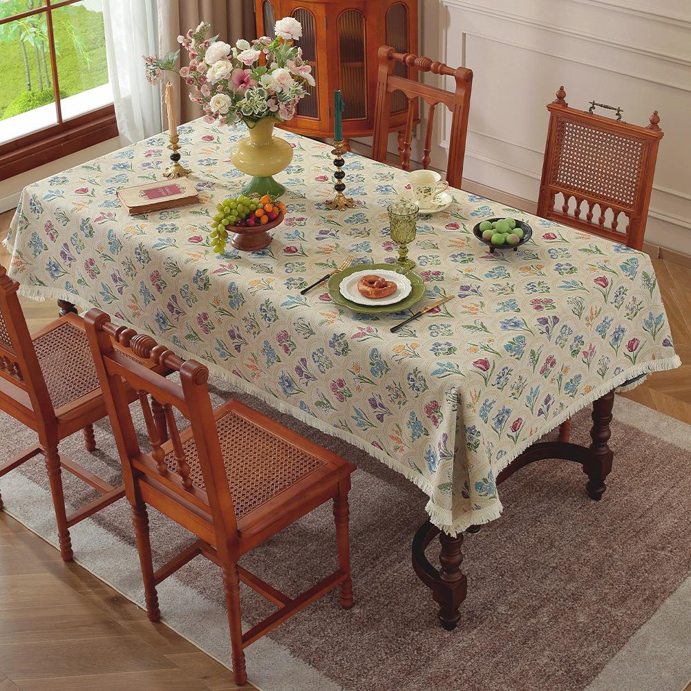 Special For Tablecloths Nordic High-End Dining Tables Household Imitation Cotton And Linen Tablecloth Row Beard Restaurant