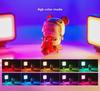 Portable RGB Photography Light: Cold/Warm Square Soft Light for Outdoor Live Broadcasts