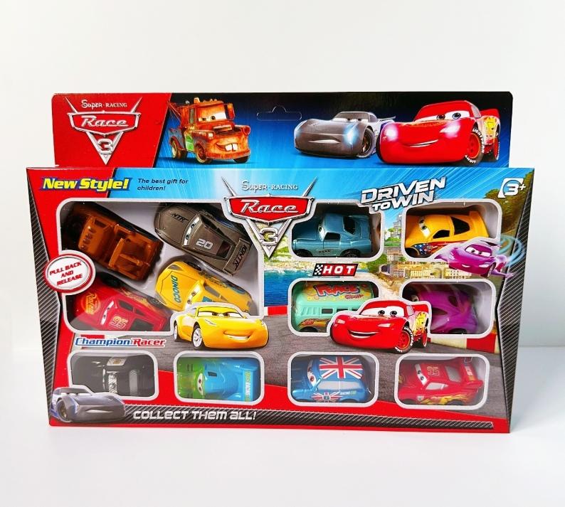 Neue 1612-teilige Pixar Cars Geschenkbox Metall Druckguss Lightning McQueen Auto Modell Spielzeug Onkel Jackson LKW Junge Geburtstagsspielzeug