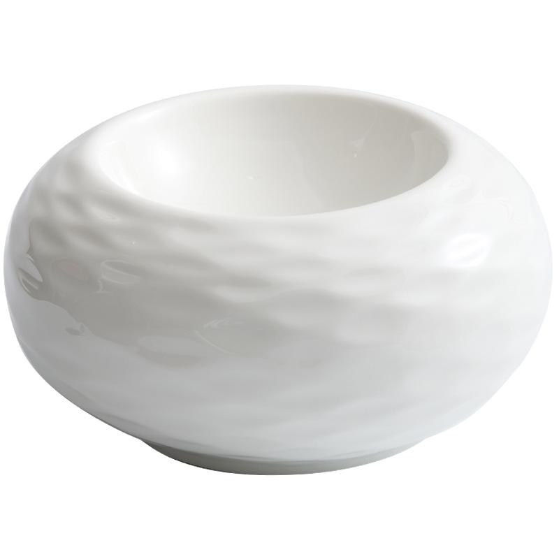 Household Ceramic Insulation Plate Restaurant Molecular Cuisine Cooking Dishes Creative Dim Sum Dessert Plate Kitchen Tableware