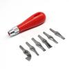 Carving Tool Practical Beginner DIY Portable ABS Linoleum Cutter Art Supplies Ergonomic School Engraving