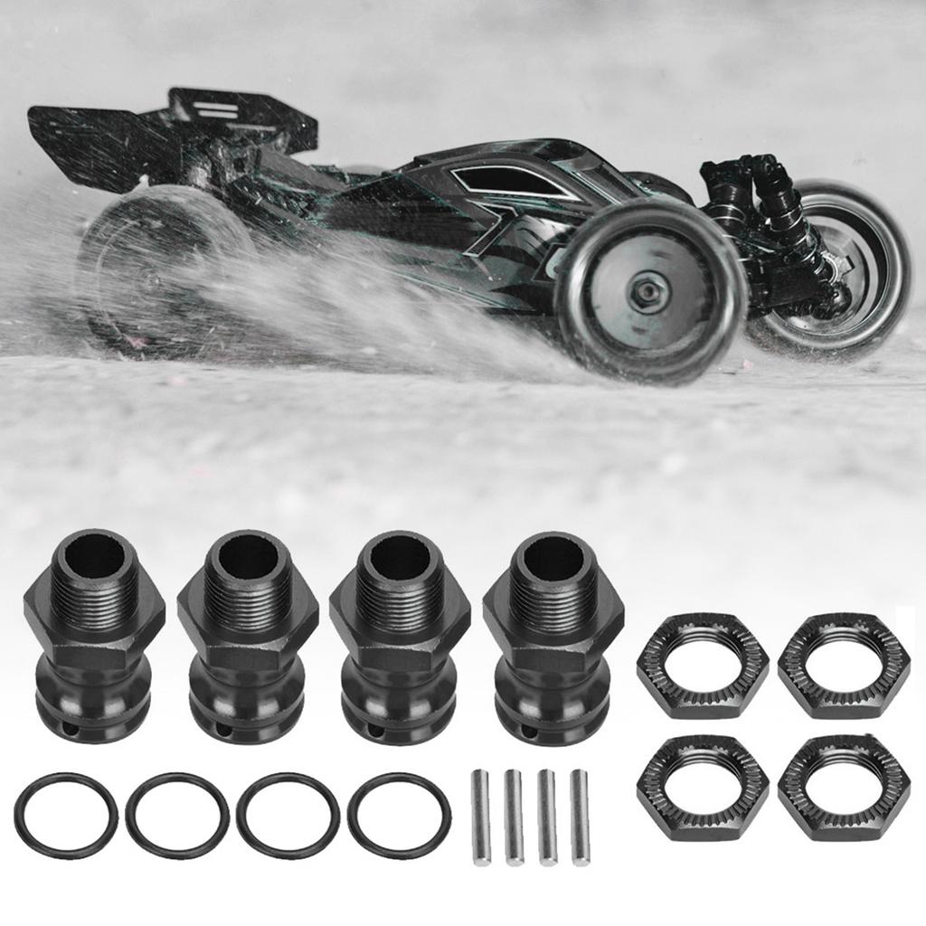 4pcs Aluminum Alloy 17mm Hex 23mm Wheel Extension Adapter for 1Celsius8 RC Car Model