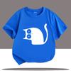 Funny Cat Graphic Kids Tshirts Summer Cartoon Casual Tops for Boys Girls Kawaii Children Colorful ONeck Short Sleeve Tshirts