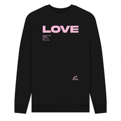 Park London Unisex Adult Love Non-Violence Project Sweatshirt