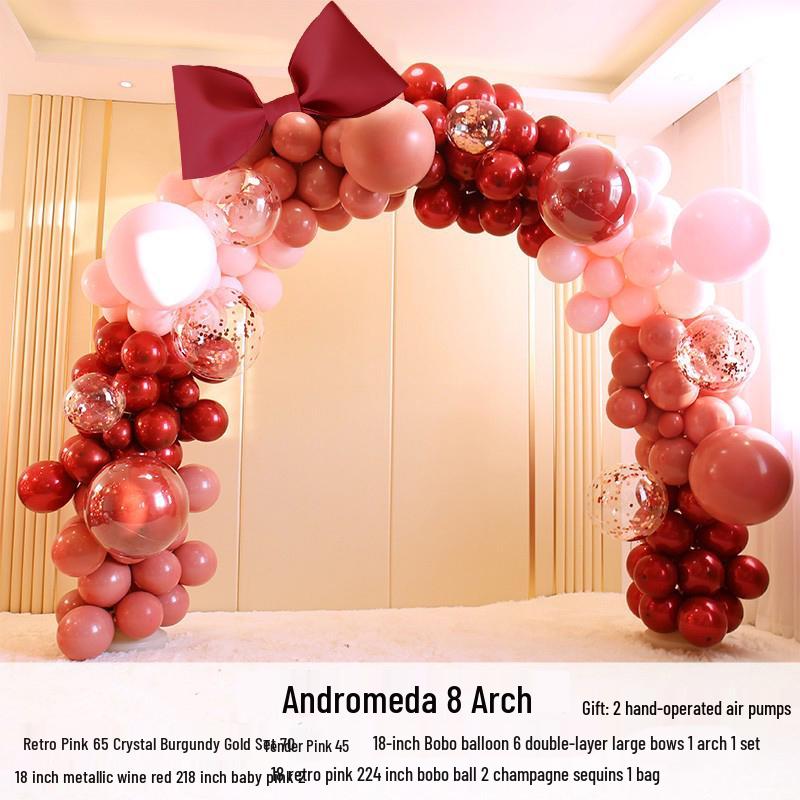 Wedding Celebration Balloon Arch Decoration Stand for Bridal Room & Birthday Party