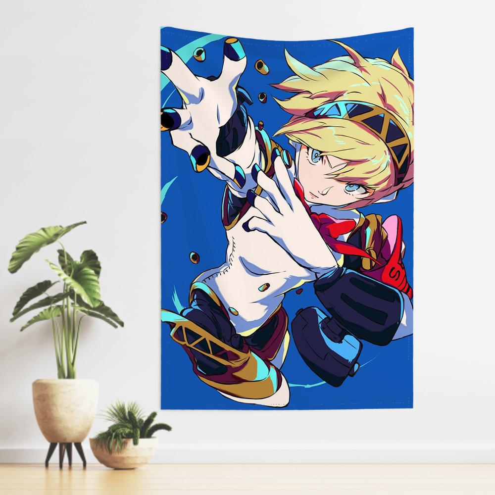 Aegis Animated Game P Persona 3 Tapestry Room Decor Wall Cloth Party Hanging Background Room Decor Baby Room
