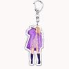 Popular American Singer Acrylic Keychain for Accessories Bag Pendant Key Chain Ring Keychains Jewelry Creative Fans Gifts