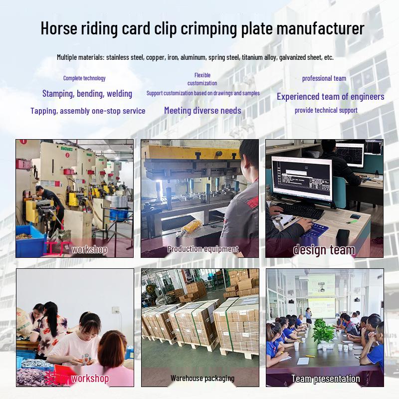 304 Stainless Steel U-Shaped Saddle Clamp, Thickened, 34-91mm Cable Clip Crimp.