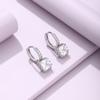 Stylish Zircon Square Alloy Earrings For Women Geometric Summer 2022 Jewelry Unique