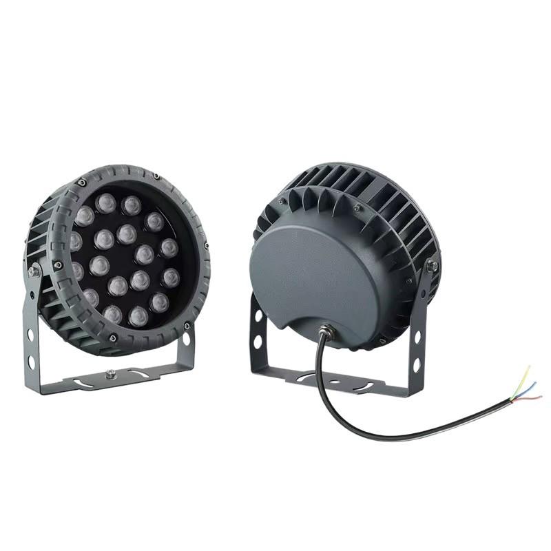 18W Waterproof LED Round Outdoor Floodlight for Landscaping