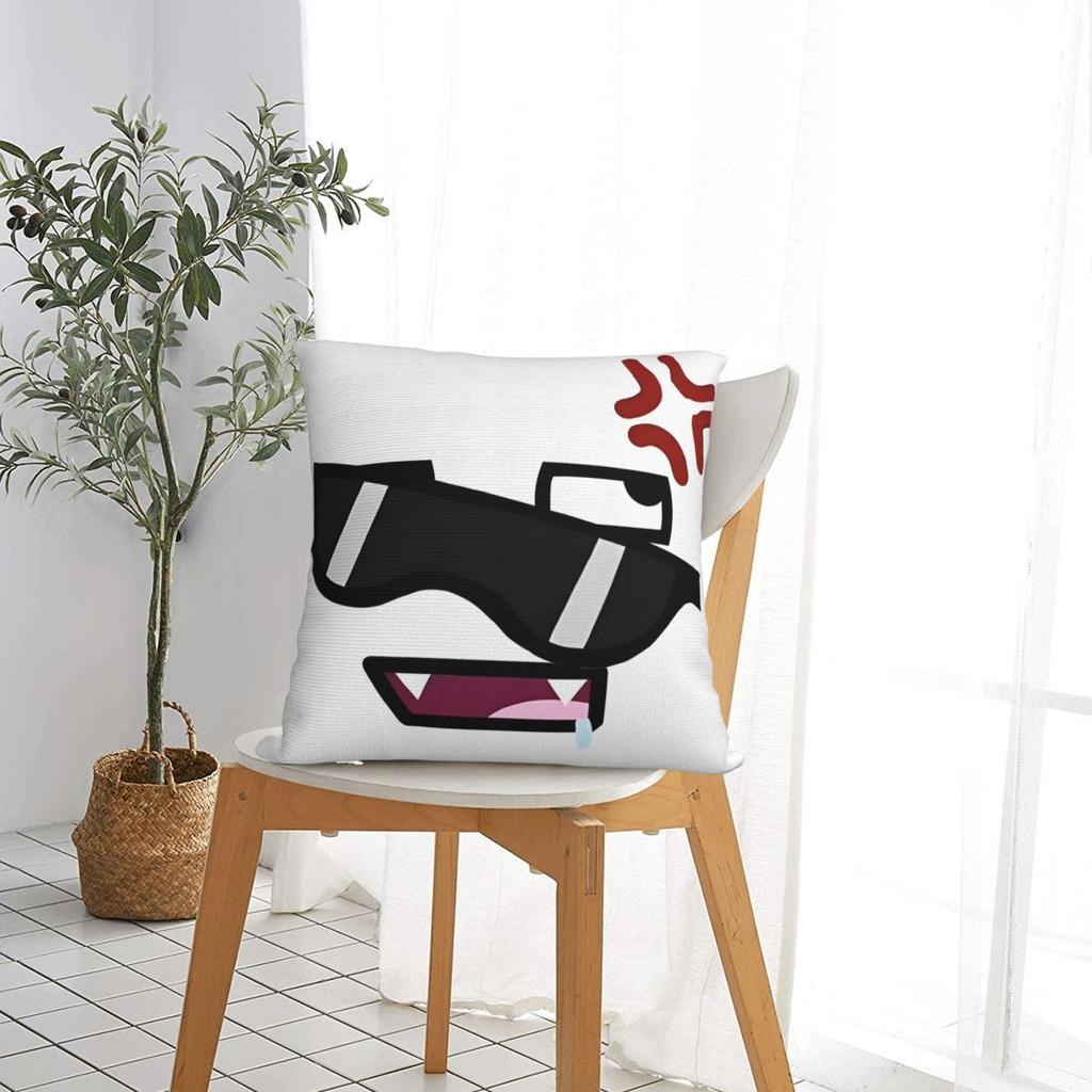 Funny Meme Domo Kun Face Pillowcase Polyester Cushion Cover Decoration Throw Pillow Case Cover Bedroom Square 4545cm