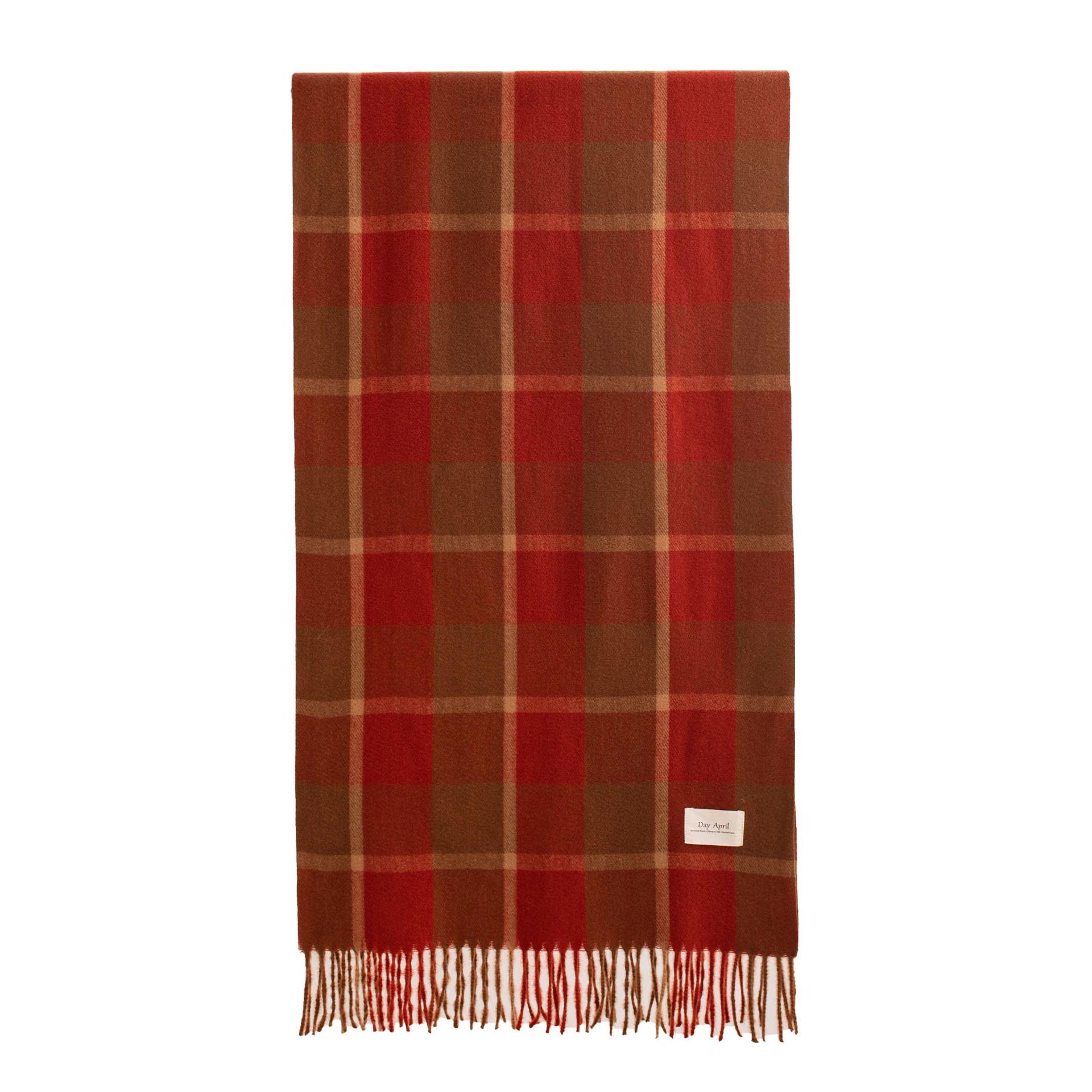 

High end Scarf for Men and Women Versatile and Thickened Autumn and Winter New Plaid Splicing Warm Scarf Imitation Cashmere Couple Model 50 * 200Cm (marked)
