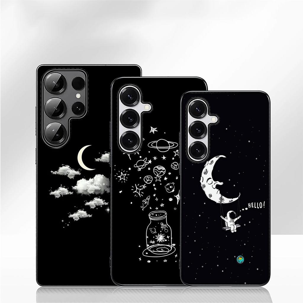 Handyhülle für Xiaomi Poco X7 X6 X5 F7 F6 F8 Ultra F5 M6 M7 M8 Pro C85 C75 C65 C71 C61 Hülle Mond Himmel Sterne Katze Astronaut Gehäuse