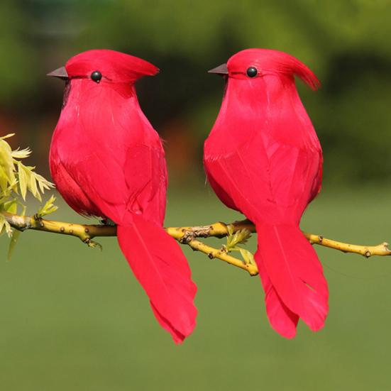 Lifelike Artificial Foam Animal Bird Clip Clamp Home Garden Tree Park Ornament