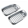 1 Pair Car Chrome Front Bumper Kidney Grill Fit for BMW E46 4 DOOR Sedan 320i 325i 325Xi 330i 330Xi LCI Facelift 2002-2005