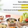 Jing Zhou Yuan Thickened Stainless Steel Round Bowls