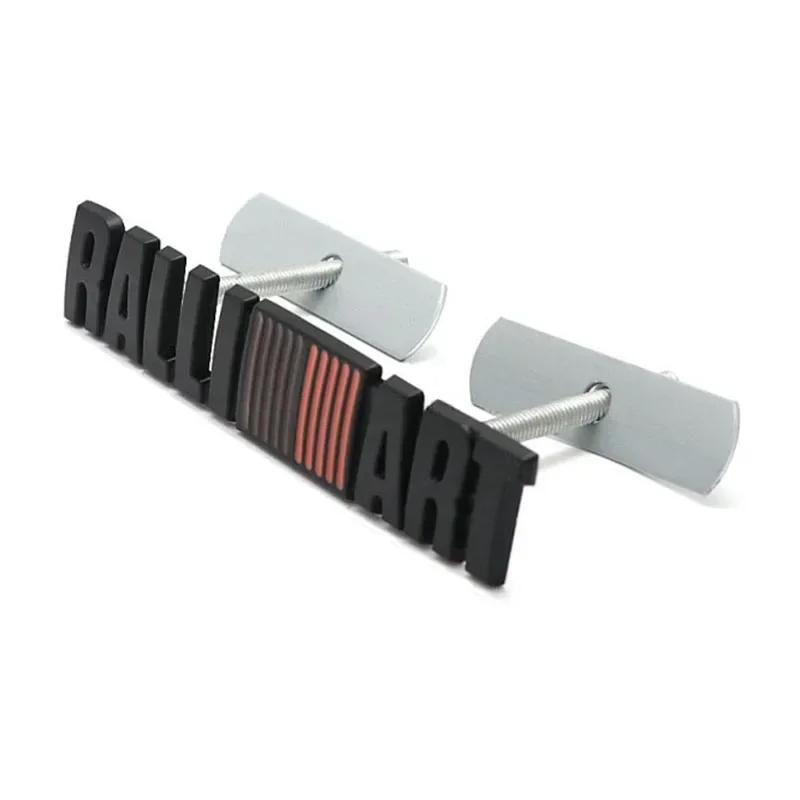 Pour Mitsubishi RALLIART ASX Triton Outlander Lancer Mirage Xpander Triton Métal 3D Badge de Calandre Avant de Voiture Autocollant de Coffre Arrière