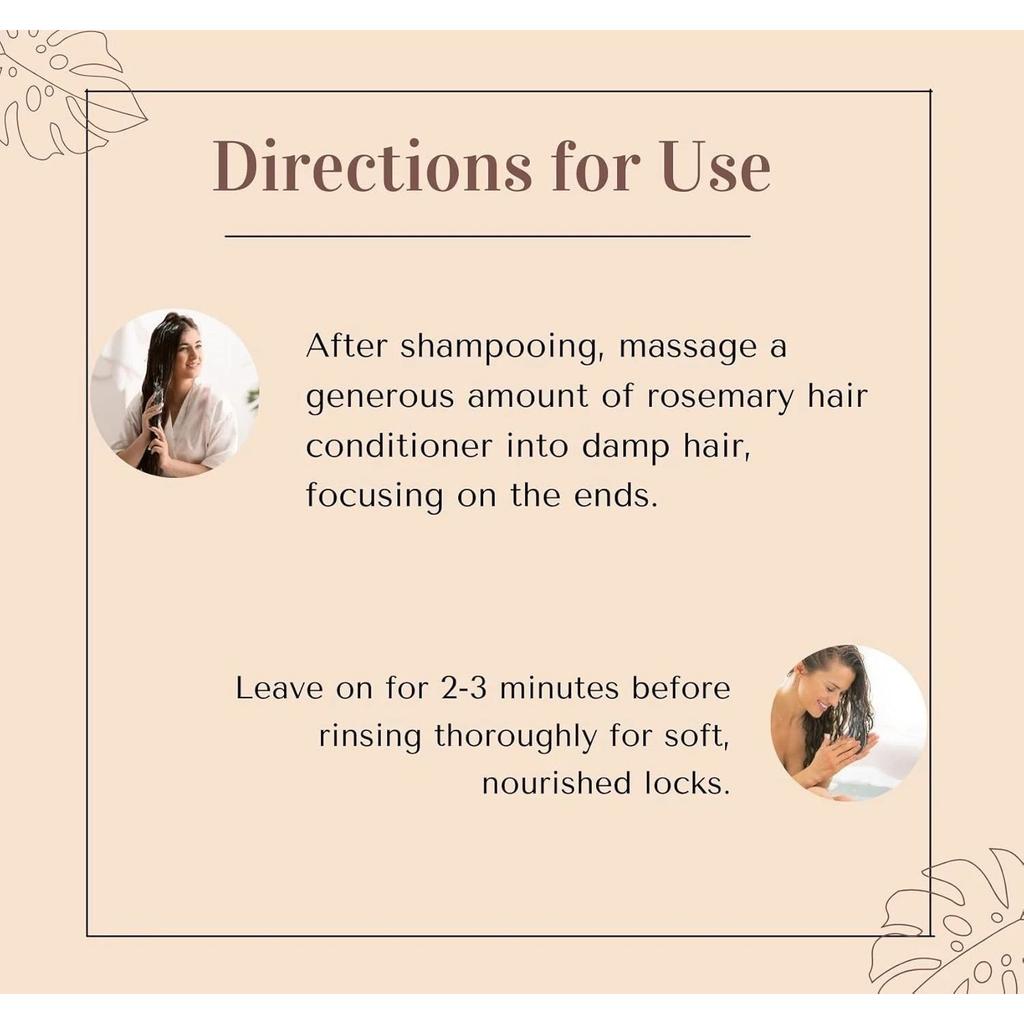 Advik Ayurveda Rosemary Hair Conditioner For All Hair Types 200ml