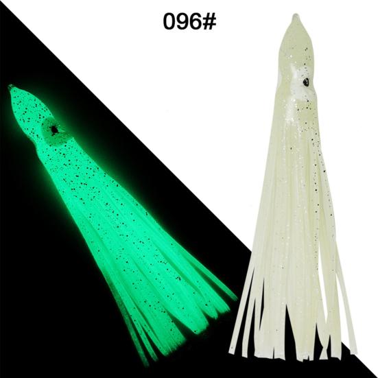 5 Stück/Set 9cm Leuchtende Weiche Oktopusförmige Kunstköder Faux Köder Angelzubehör