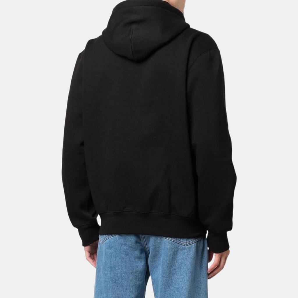 Carhartt WIP FW22 Classic Embroidered Logo Pullover Hoodie Men hoodies Black I030230030D2XX