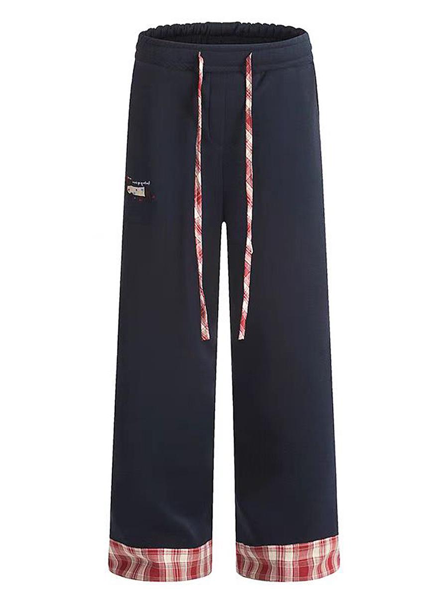 

Женские брюки карго с вышивкой щенка в американском ретро-стиле - Свободные, широкие, спортивные, повседневные брюки S