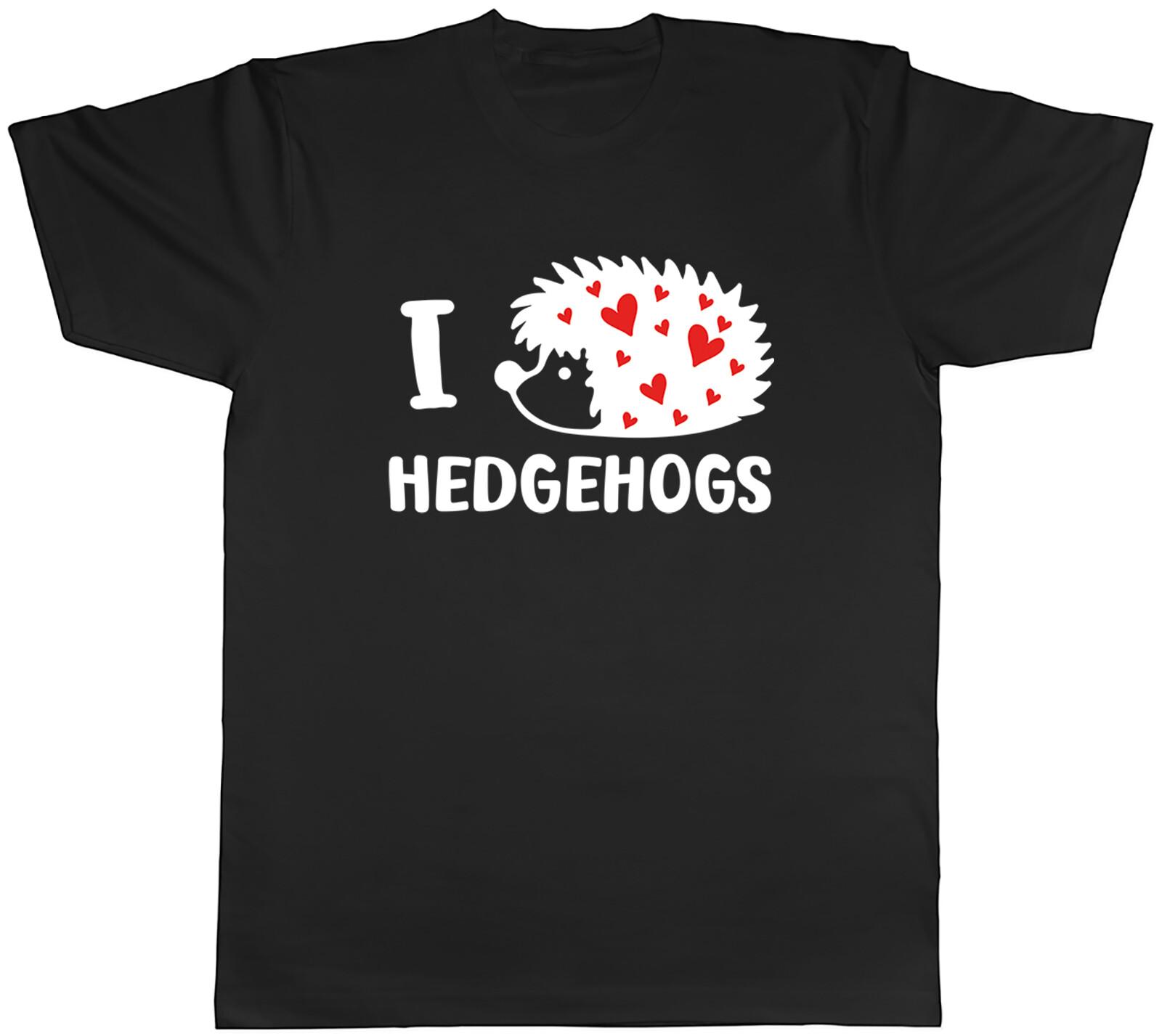 Love Hedgehogs Mens T-Shirt Spiny Spiky Pet Lover Unisex Tee Gift XXXL