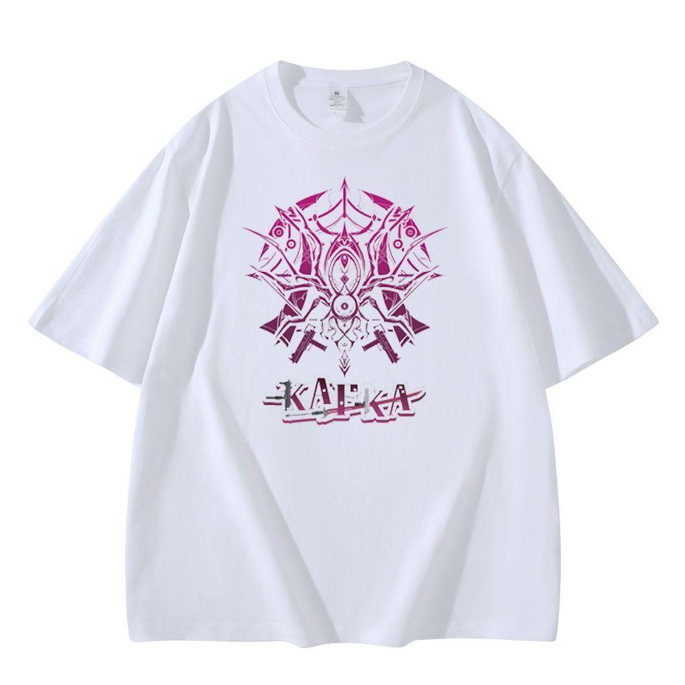 New Anime Honkai Star Rail Firefly Cosplay Printed Short Sleeve TShirt Casual Tee Fashion Vintage Shirts Versatile In Summer