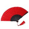 Elegant Portable Folding Fan Fan Flowers Pattern Lightweight Lace Handheld Fans Hollow Handle Durable Chinese Fan Wedding