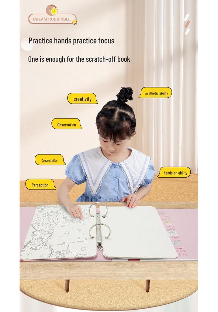 Dreamy Hand-Painted Polka-Dot Princess Dress-Up Sticker Book for Girls - Creative DIY Paste Painting Toy