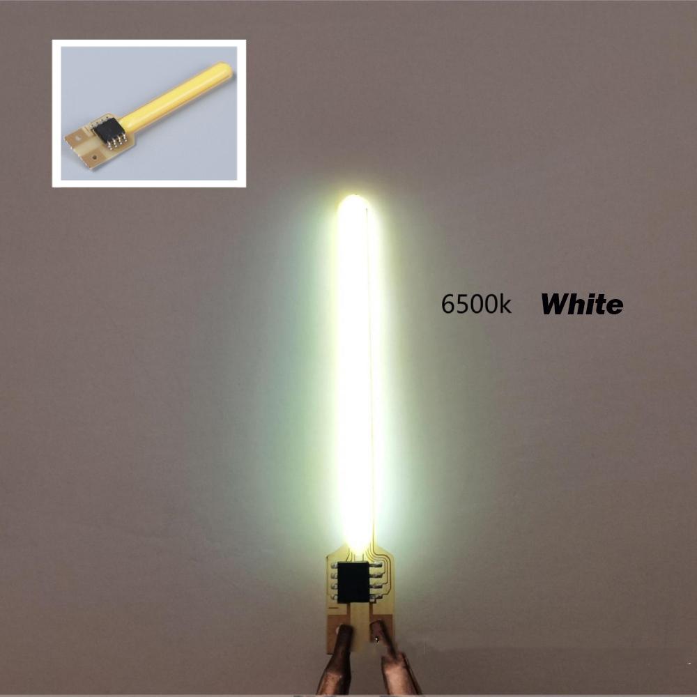 50/5/1pcs Meteor Shower LED Filament 3V 5 Modes 40mm 59mm 70mm Flowing Water Lamp Decorative Atmosphere Light Acssories Diode