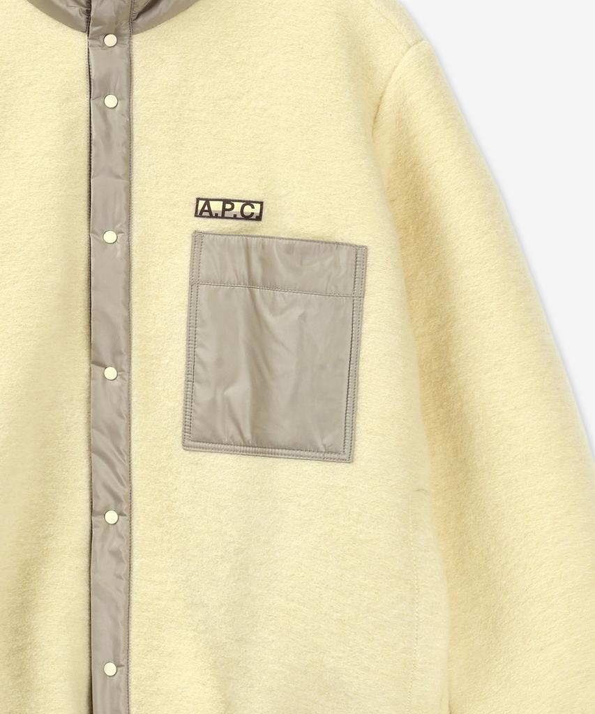 A.P.C. Iwan Fleece Jumper - Ivory / Wvbcam02855Dab