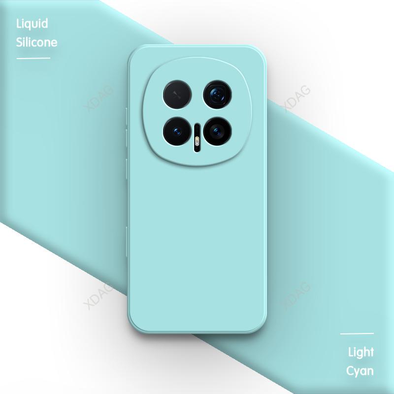 Original Liquid Silicone Soft Phone Case for Honor Magic8 Magic 8 Pro 8Pro 5G Funda Lens Protection Internal Flocking Back Cover