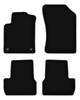 BASIC Black Velour Floor Mats For: Citroen DS3 Hatchback (2009-2016)