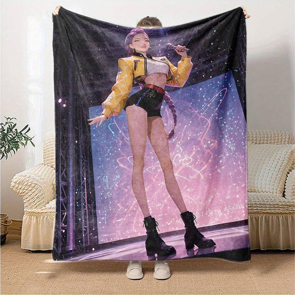 1pc Hunter X (24) Blanket - Soft Warm Throw for Home, Office, Travel - All-Season Cozy Bedding Gift, Office Cozy AccessoryB24