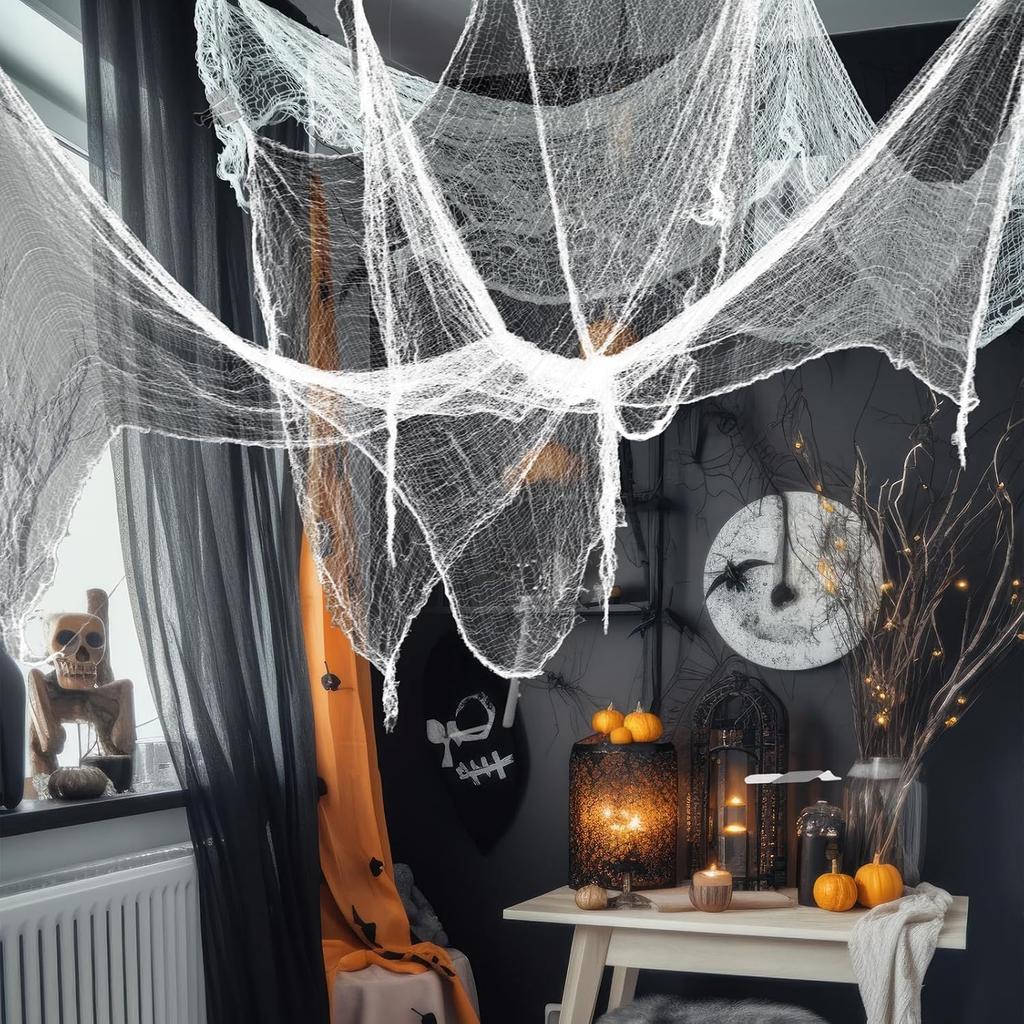 Halloween Gauze Spaghetti Color Ghost Festival Decoration Halloween Party Home Scene Decoration Horror House Horror Props