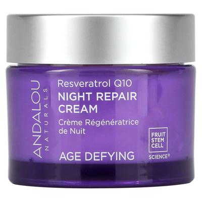 Noční reparační krém, Resveratrol Q10, Ageless, 1,7 fl oz (50 ml)
