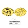Gold Leaf Lucky Cat Phone Sticker - 999 Gold Foil Wealth Charm