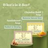 Khadi Natural Soap Kit Pack of 4 x 100g  | Handmade Bathing Soap with Essential Oils for Smooth, Hydrated Skin