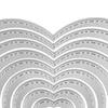 10 Pezzi Fustelle da Taglio Fai da Te a Forma di Cuore Stencil Album Scrapbooking Cartolina Kit per Goffratura