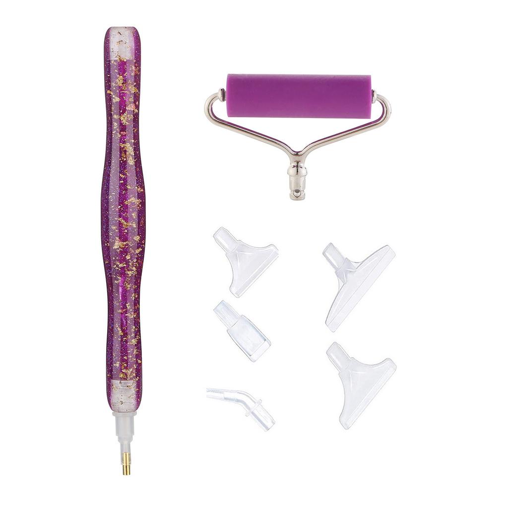 5D Glitter Diamond Painting Pen Rubber Roller Point Drill Pens Multi Placer Tips Kits Diamond Embroidery Cross Stitch DIY Craft