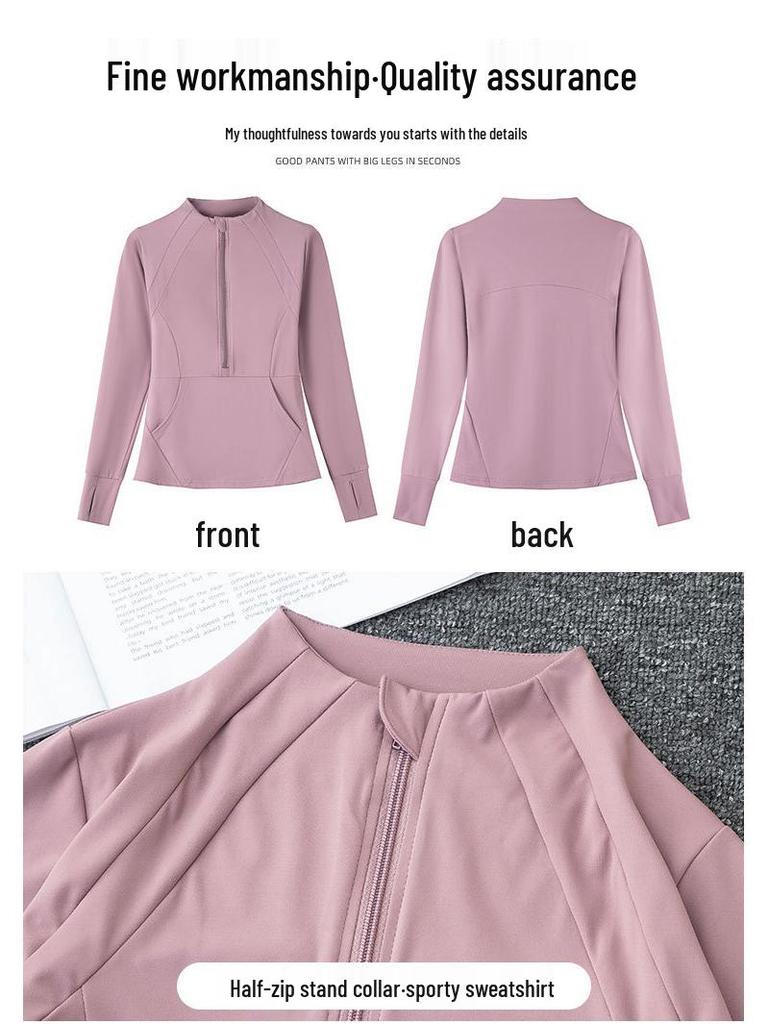 Women's 2024 Quick-Dry Sports Set: Morning Run, Hiking, Yoga, and Fitness Outfit