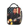 Johnny Cash Singer Insulated Lunch Bag Thermal Bag Reusable,Lunch Container  Large Lunch Box Tote Bento Pouch College  Outdoor