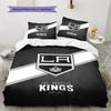 LA Kings Pattern Bedding Home Decoration Birthday Gift ( 1 duvet cover + 2 pillowcase, without core),fan merchandise.