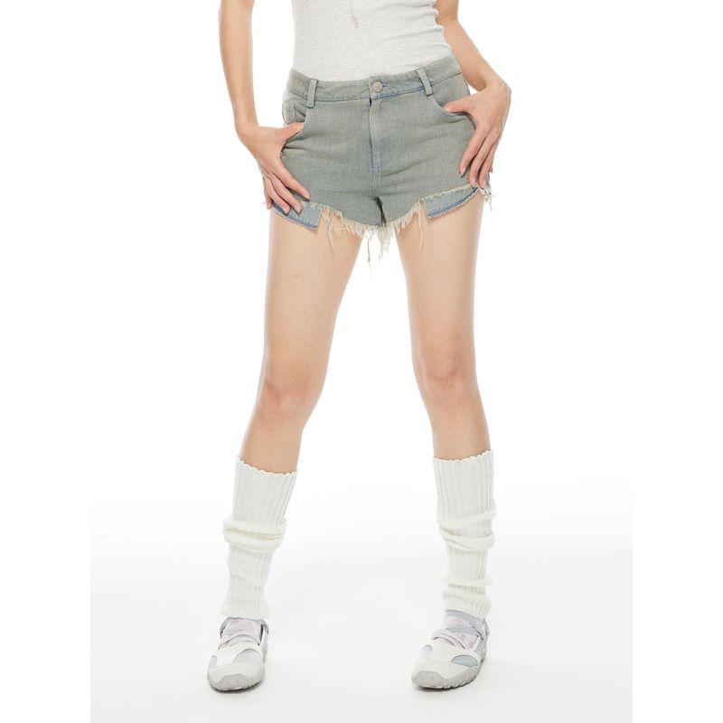 Thelight24 Summer New Arrival Water Blue Denim Super Short Shorts Female Sexy Casual Easiest for Match American Retro Original