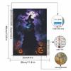 Halloween Diamond Painting Kit Witch Moon Pumpkins Handmade Diy Painting Home Decoration Painting
