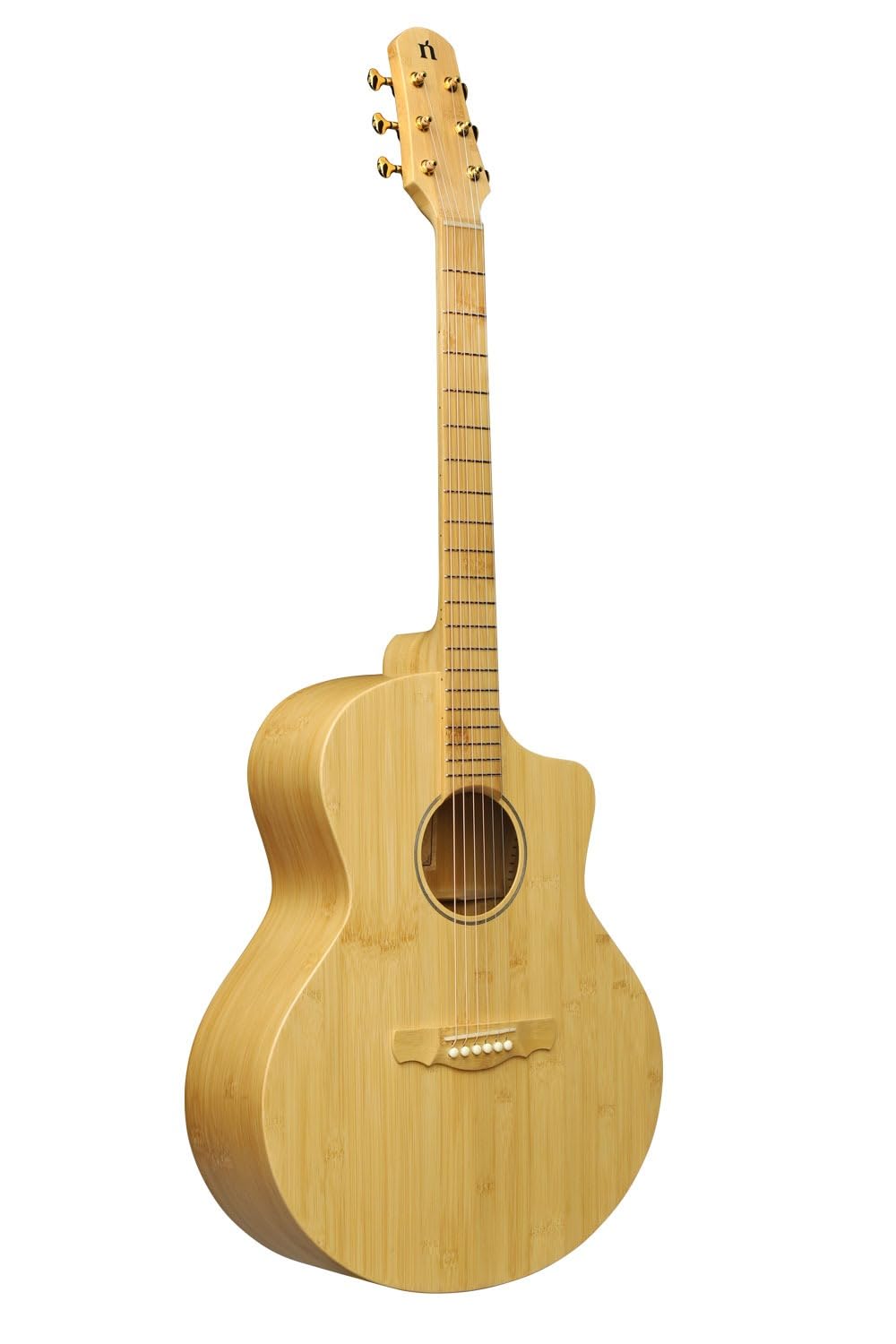 

NATASHA JC Bamboo Bamboo Material Natasha Bamboo Series Acoustic Guitar Jumbo Cutaway Electric Acoustic Acoustic [L.R. Baggs Element installed]