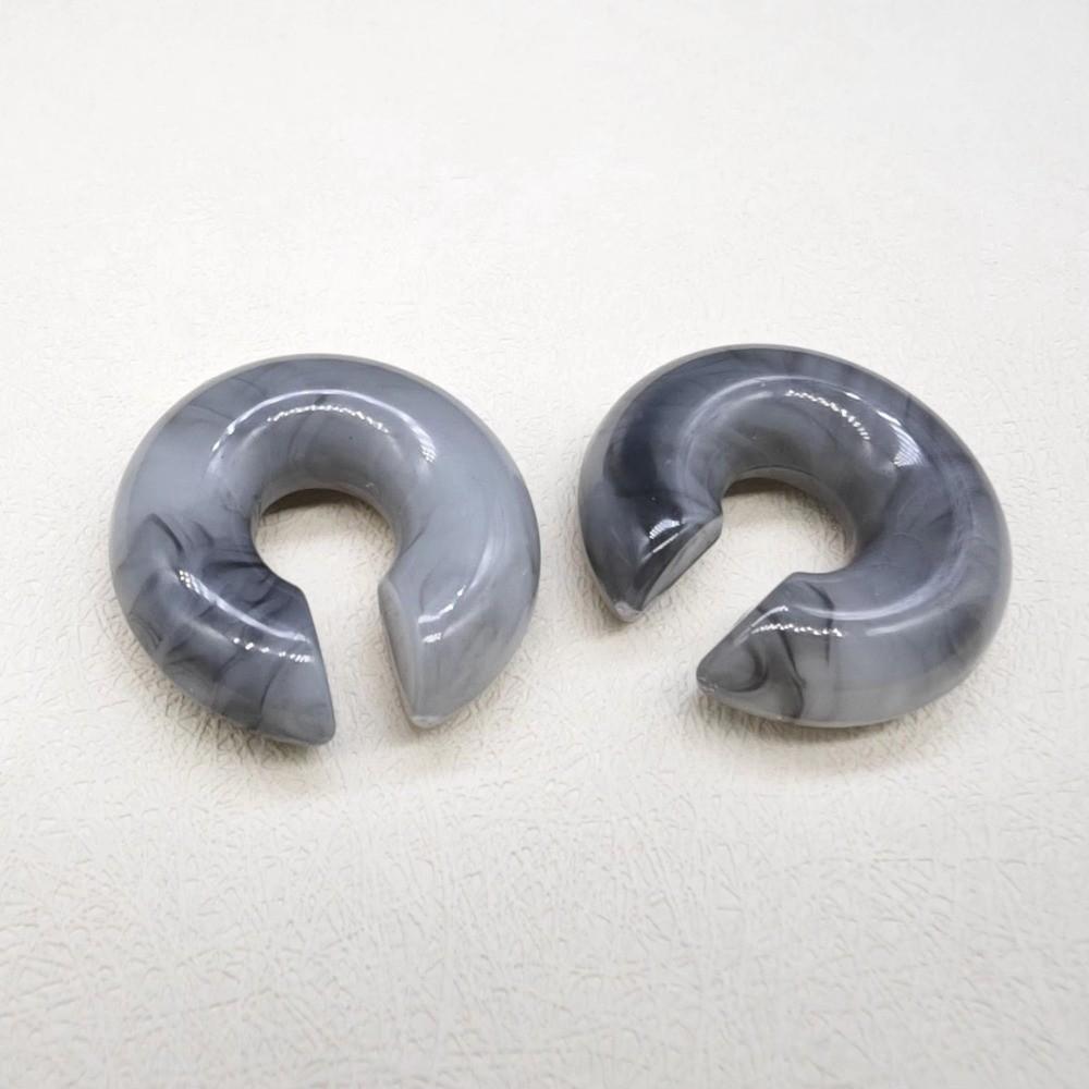 Resin C Shape Ear Cuff Round No Piercing Earrings Fashion Ear Clip Earrings Women
