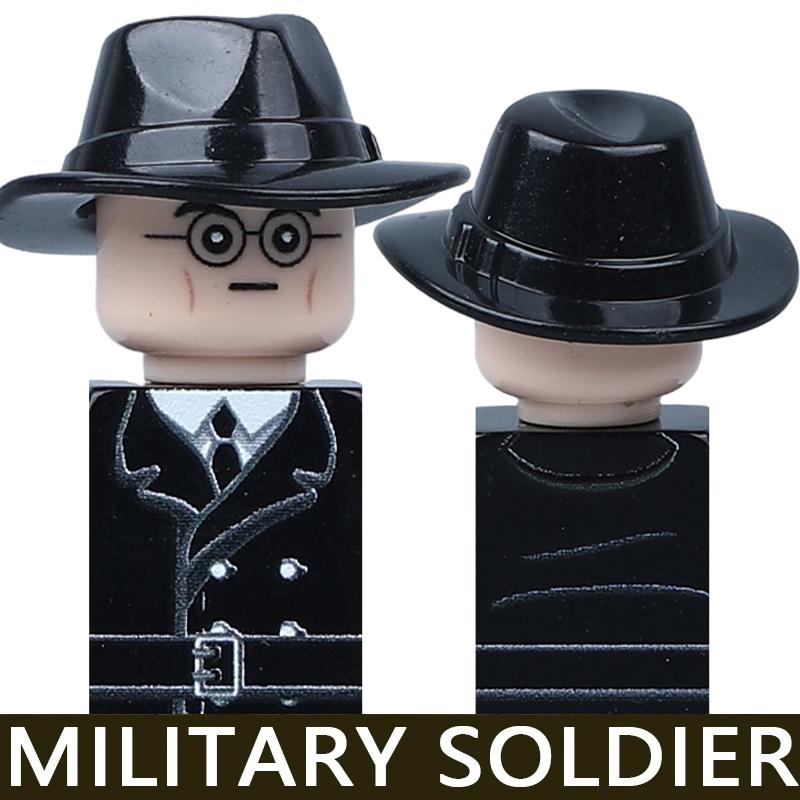WW2 Military Soldier Figures Building Blocks Army Japanese Warrior Medical Nurse Officer Infantry Helmets UV Printed Bricks Toys