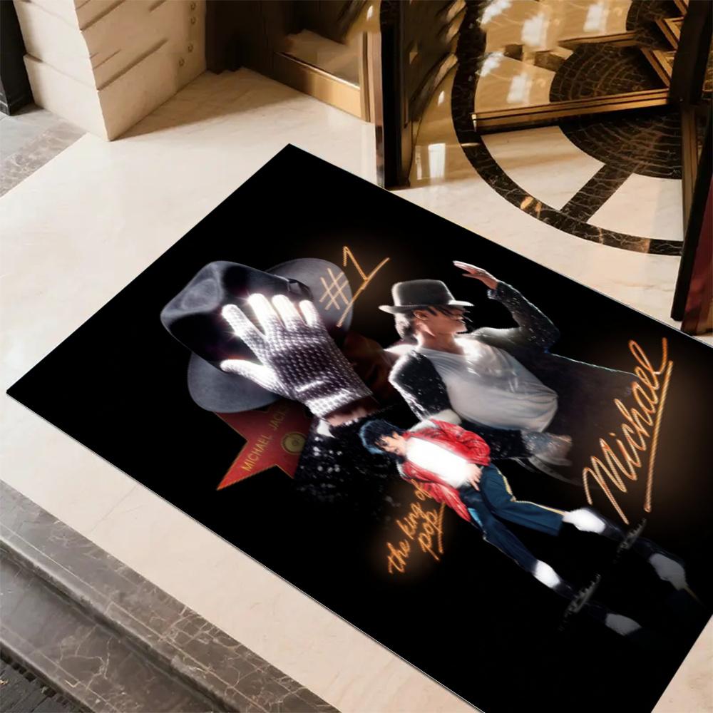 Michael Jackson Dance Pose Floor Rug Office Rug Suitable For Kitchen Game Room Entryway Dormitory Antislip Carpet Office Home Decor